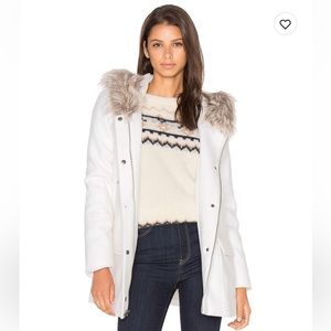 NWT -cupcakes and cashmere faux fur jacket